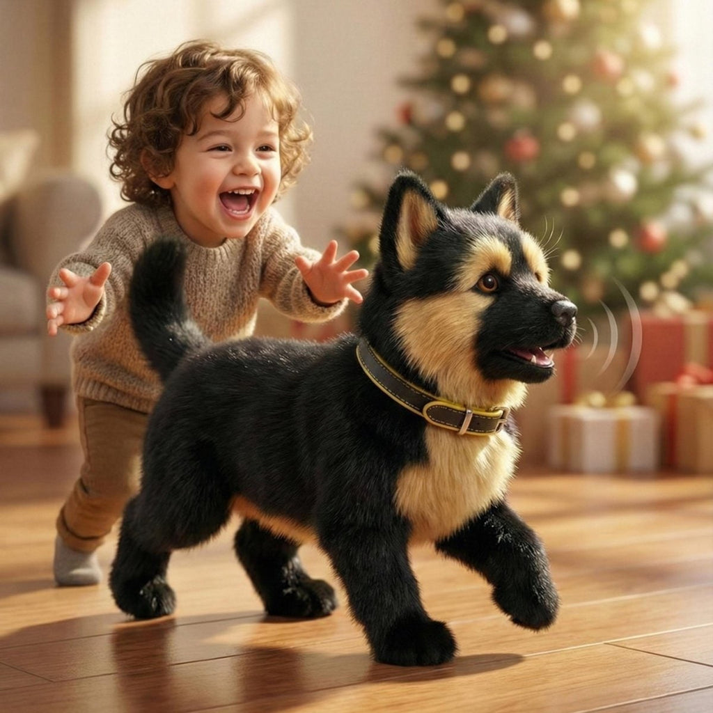 Interactive Toy Dog with Walking and Barking German Shepherd Puppy Robot - Image 3