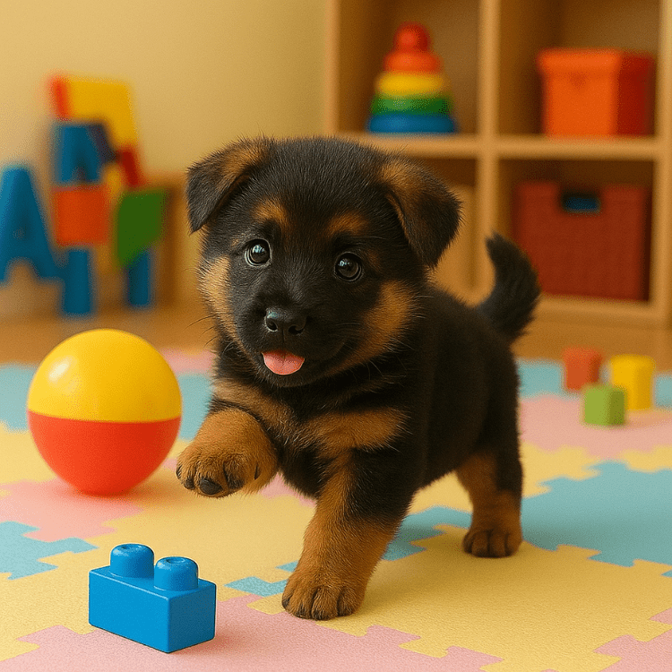 Interactive Toy Dog with Walking and Barking German Shepherd Puppy Robot - Image 5