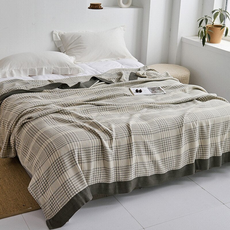 Coperta morbida e accogliente ispirazione giapponese per il comfort di casa