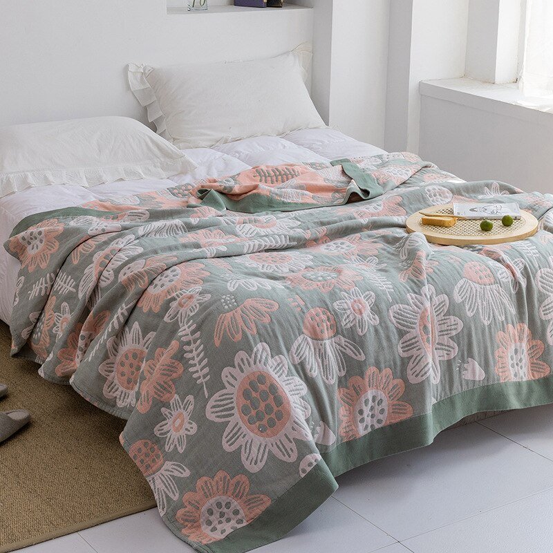 Coperta morbida e accogliente ispirazione giapponese per il comfort di casa
