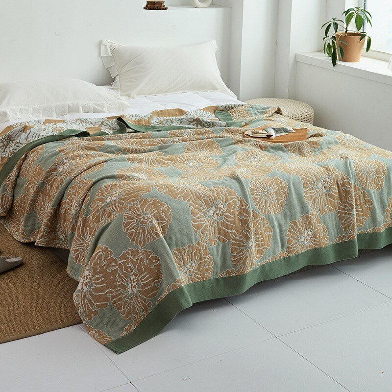 Coperta morbida e accogliente ispirazione giapponese per il comfort di casa