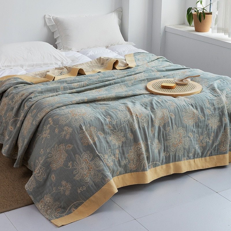 Coperta morbida e accogliente ispirazione giapponese per il comfort di casa