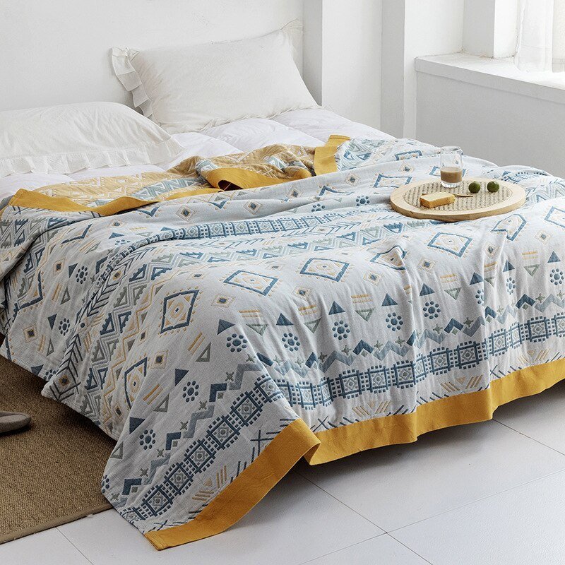 Coperta morbida e accogliente ispirazione giapponese per il comfort di casa