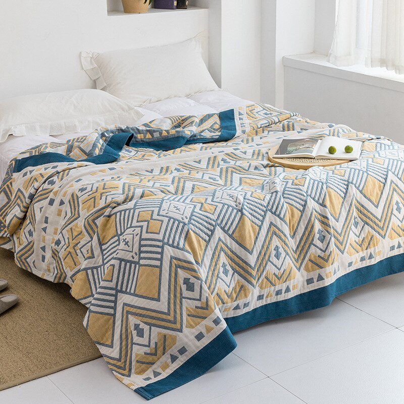 Plaid doux et douillet d’inspiration japonaise pour un intérieur confortable