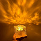 Ipnotica cubo geometrico LED dell’aurora boreale