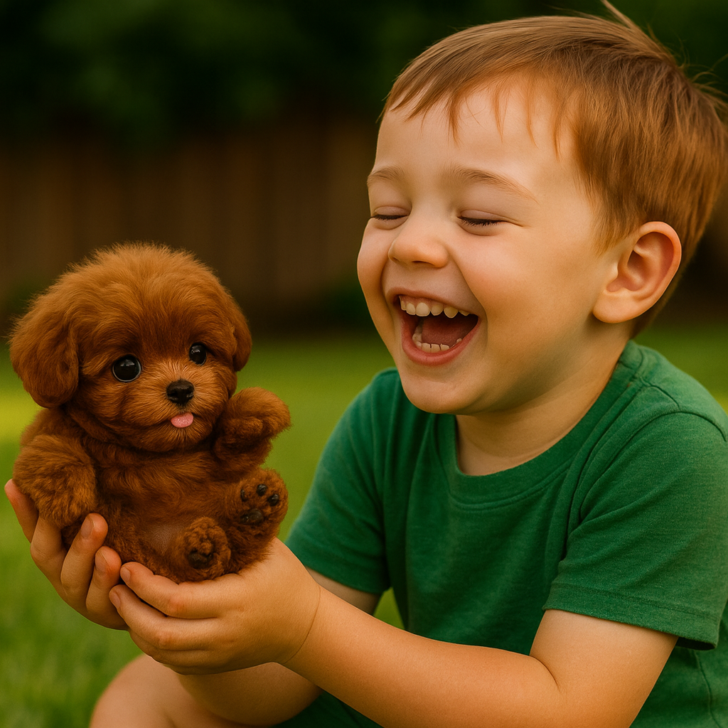 Realistyczny chodzący szczeniak – Interaktywna zabawka z ruchami i dźwiękami