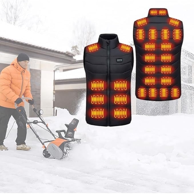 Kamizelka Podgrzewana USB z Regulacją Temperatury i Pikowanym Materiałem Ogrzewana - Image 2