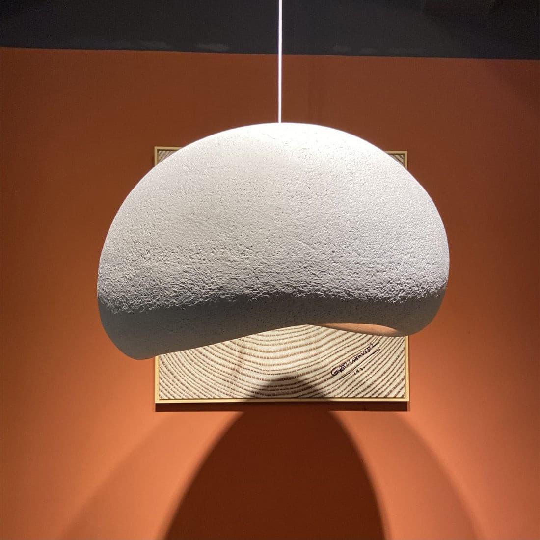 Cloud-shaped pendant lamp