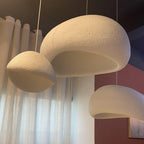 Cloud-shaped pendant lamp