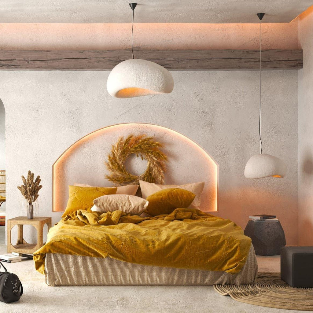 Cloud-shaped pendant lamp