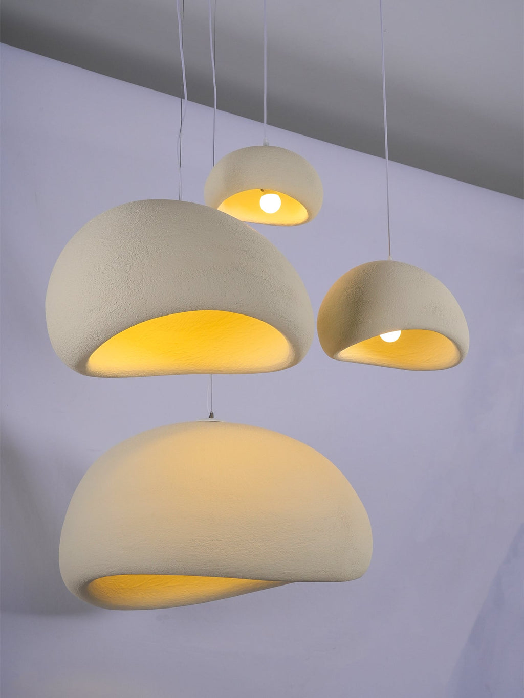 Cloud-shaped pendant lamp