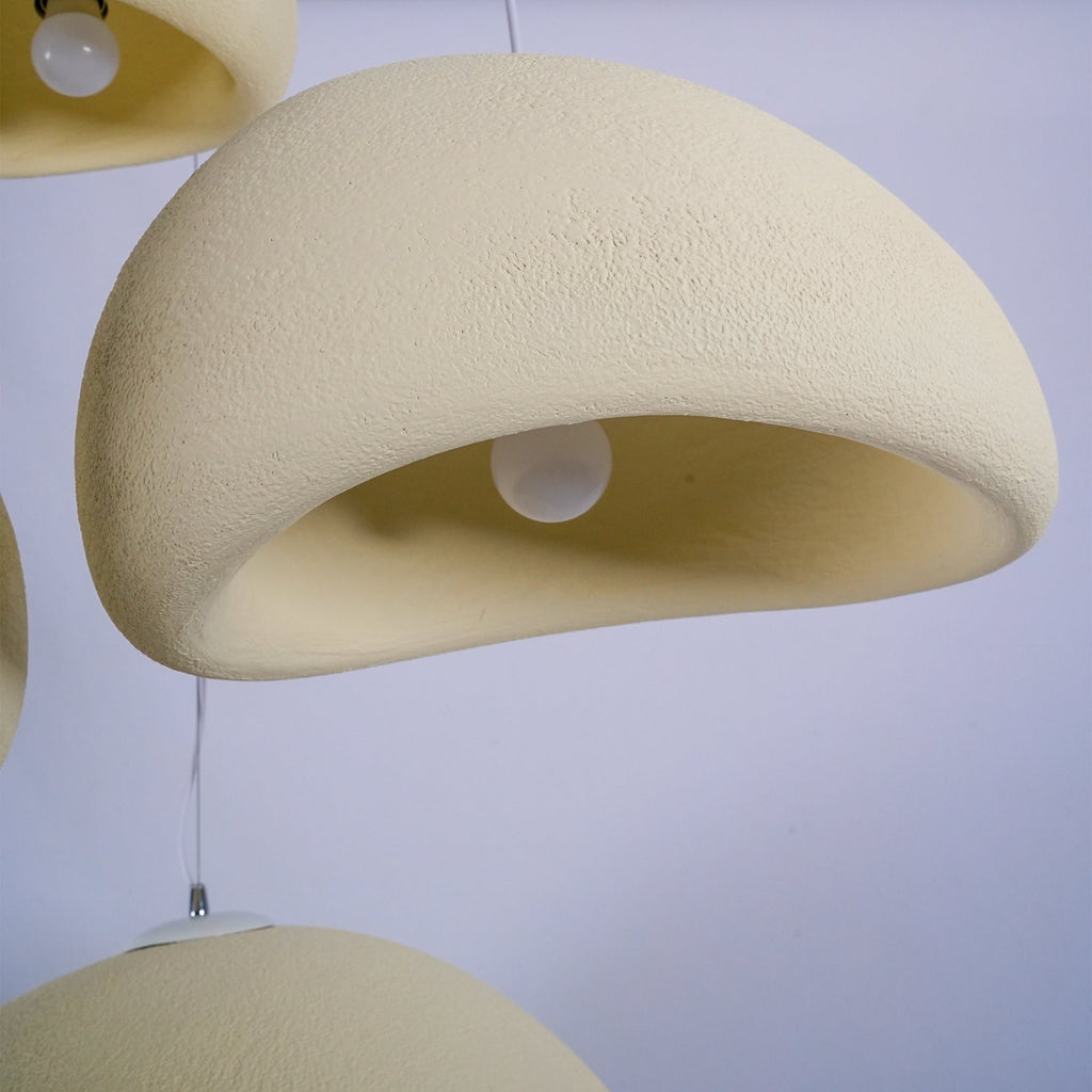 Cloud-shaped pendant lamp