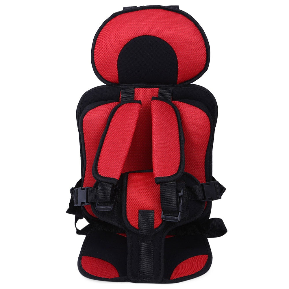 Seggiolino auto regolabile per bambini con cinture di sicurezza a 5 punti e imbottitura morbida