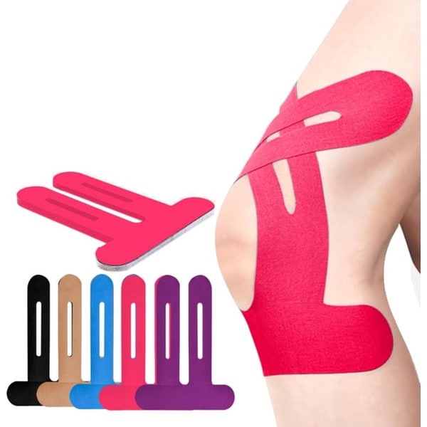 Kinesiology Tape Knee with Elastic Support for Pain Relief and Muscle Recovery - Image 2