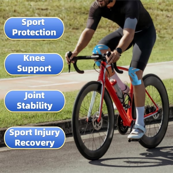 Kinesiology Tape Knee with Elastic Support for Pain Relief and Muscle Recovery - Image 6