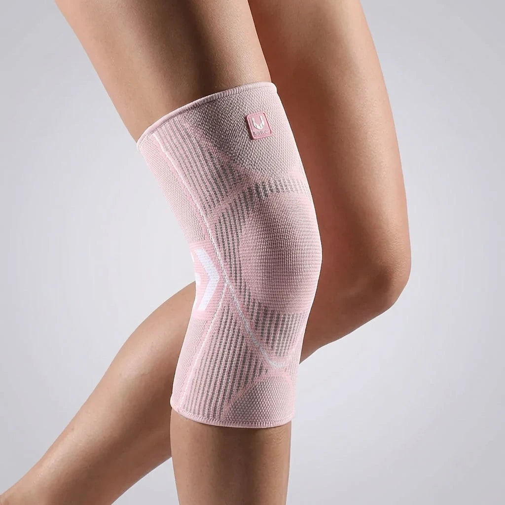 Knee Compression Sleeve with Non-Slip Support and Breathable Knit Design - Image 2