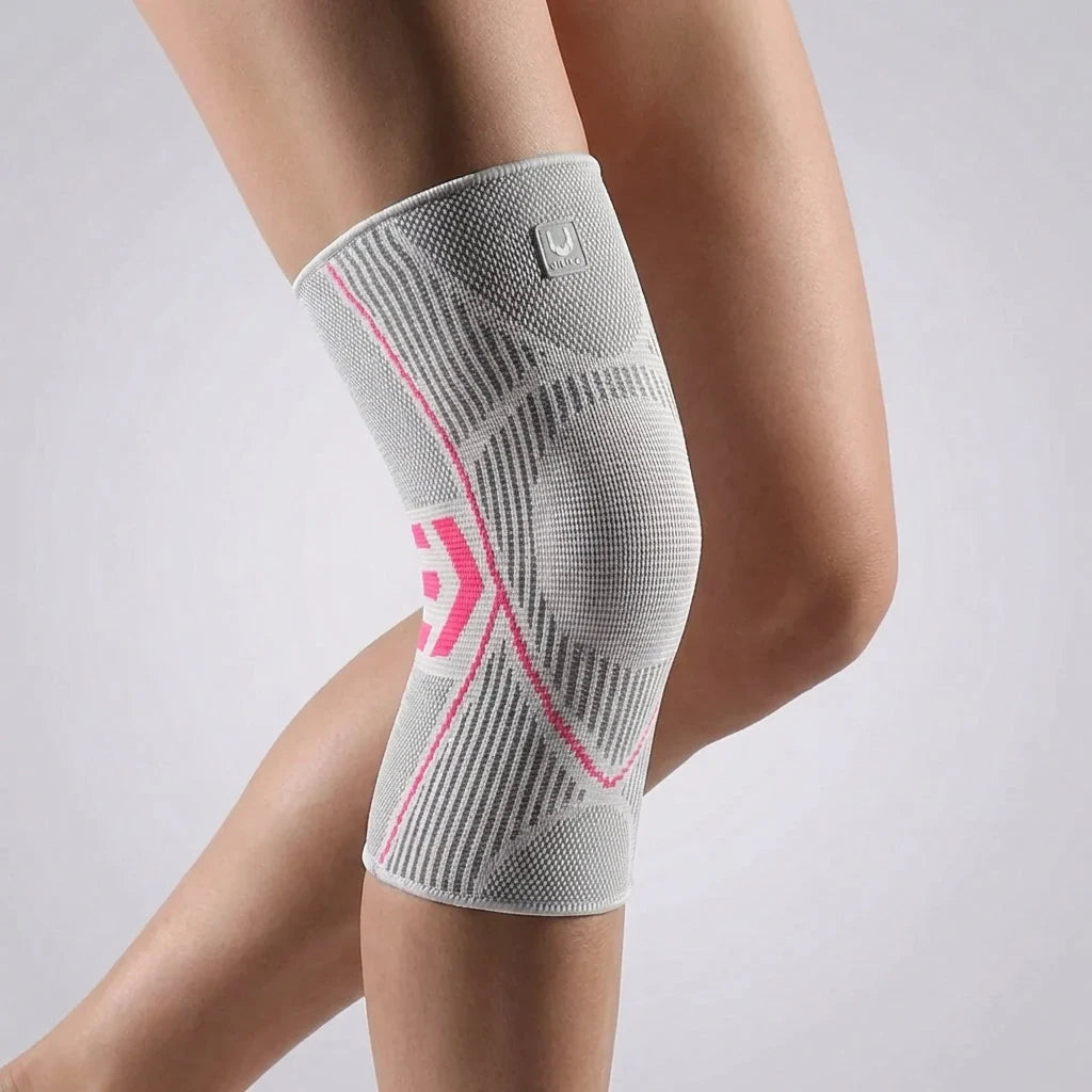 Knee Compression Sleeve with Non-Slip Support and Breathable Knit Design - Image 8