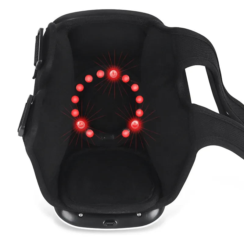 Knee Massager with Heat and Vibration Therapy Rechargeable Electric Leg with Infrared LED - Image 2