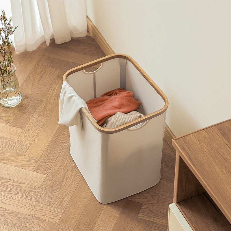 Pojemny składany kosz na pranie z tkaniny