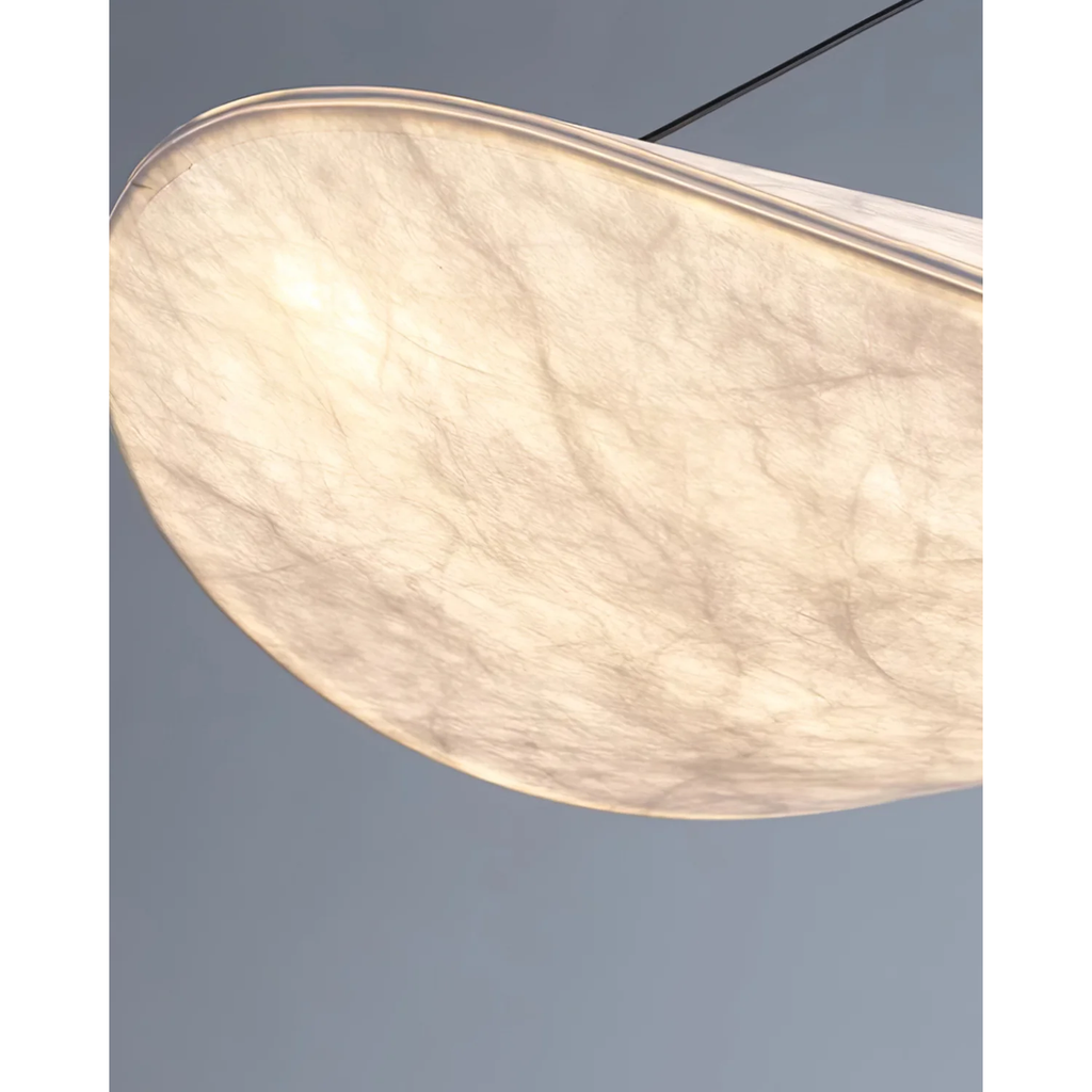 Lampa Wisząca do Salonu Sypialni i nad Stół z Teksturowanym Kloszem Minimalistycznym - Image 7