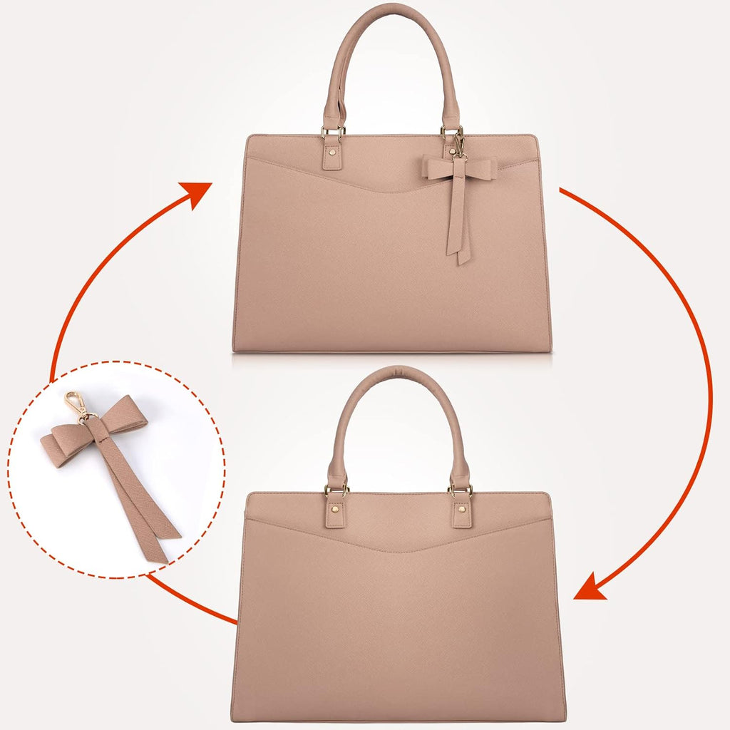 Borsa funzionale da donna per laptop da lavoro con molte tasche