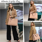 Borsa funzionale da donna per laptop da lavoro con molte tasche