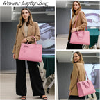 Borsa funzionale da donna per laptop da lavoro con molte tasche