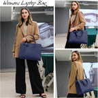 Borsa funzionale da donna per laptop da lavoro con molte tasche