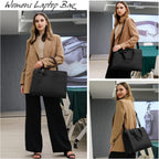 Borsa funzionale da donna per laptop da lavoro con molte tasche