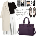 Duża skórzana torba na laptopa z wieloma przegrodami