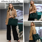 Borsa funzionale da donna per laptop da lavoro con molte tasche