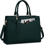 Borsa funzionale da donna per laptop da lavoro con molte tasche