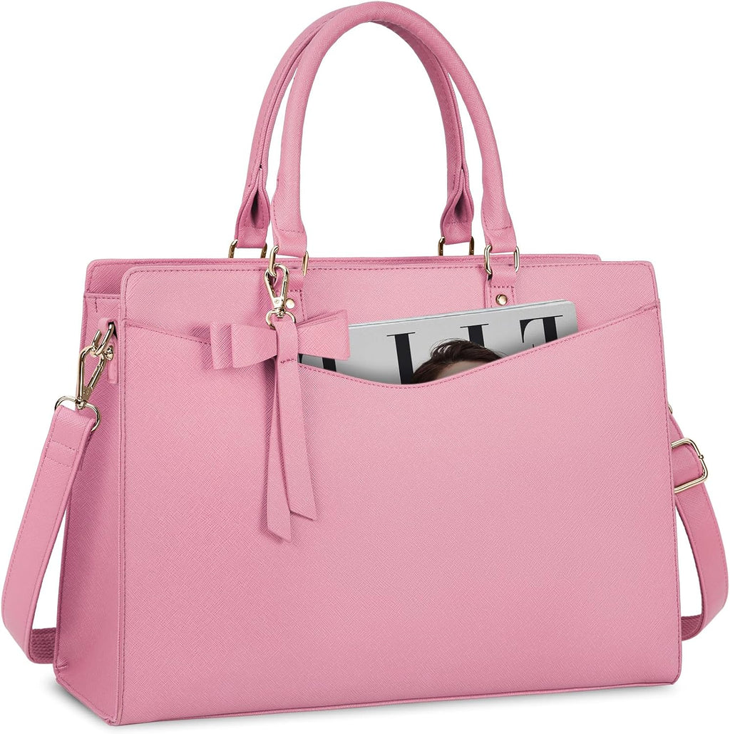Functional Women's Laptop Bag for Work with Multiple Compartments