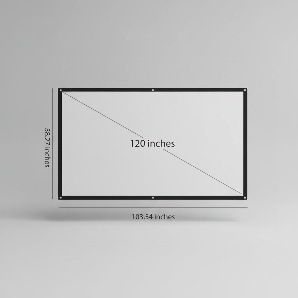Ekran Projektor 100 Cali Do Kina Domowego
