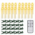 LED Christmas Tree Lights with Clip-On Candles and Warm White Flicker - Image 7