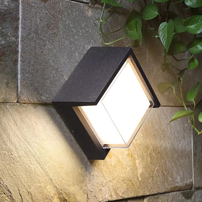 Zewnętrzne lampy ścienne LED z czujnikiem ruchu