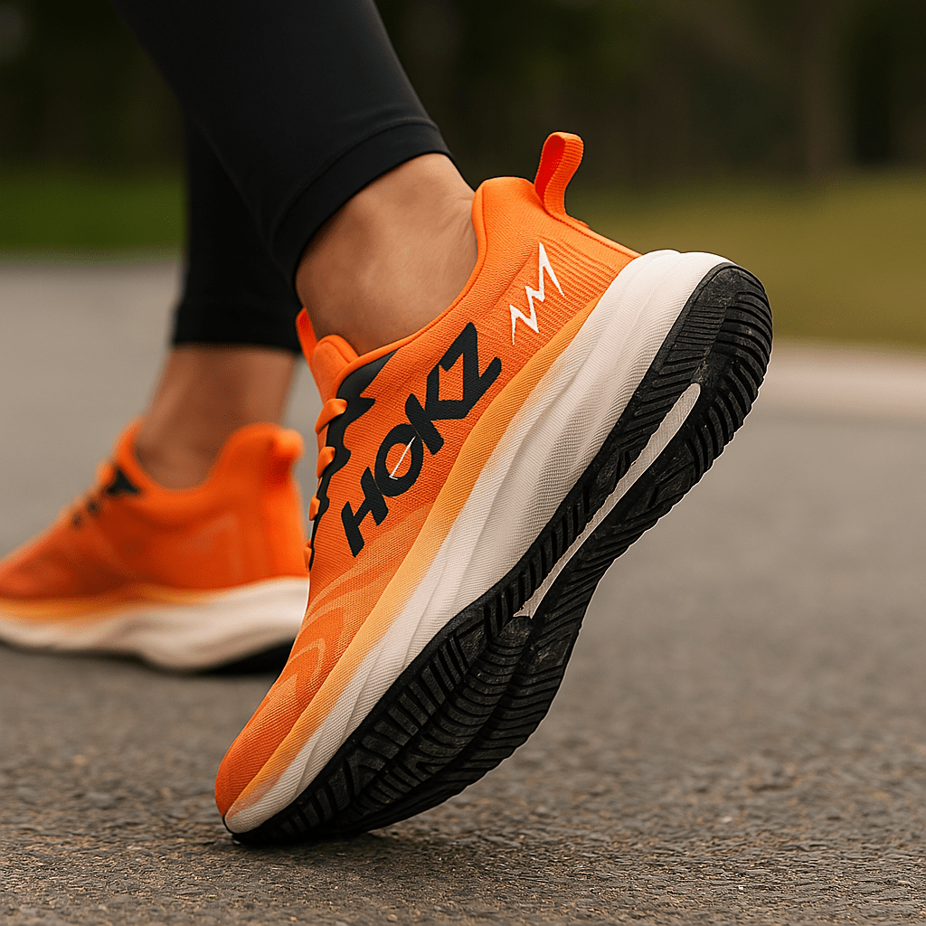Lightweight Running Shoes with Breathable Mesh Upper and Cushioned Foam Midsole - Image 1
