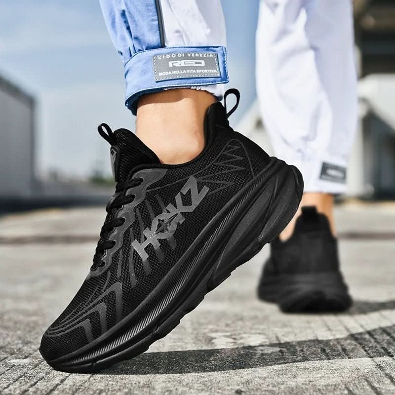 Lightweight Running Shoes with Breathable Mesh Upper and Cushioned Foam Midsole - Image 3
