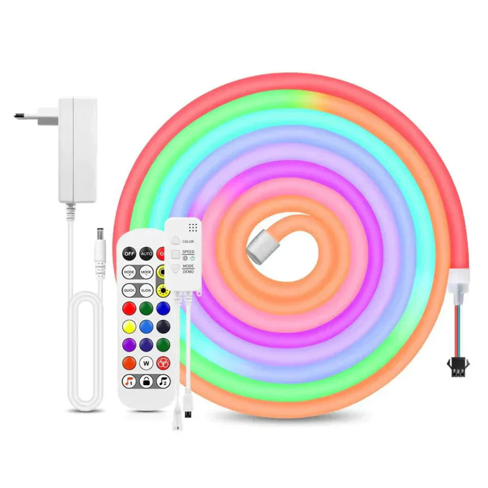 Sterowana za pomocą aplikacji taśma LED neonowa do kreatywnego oświetlenia