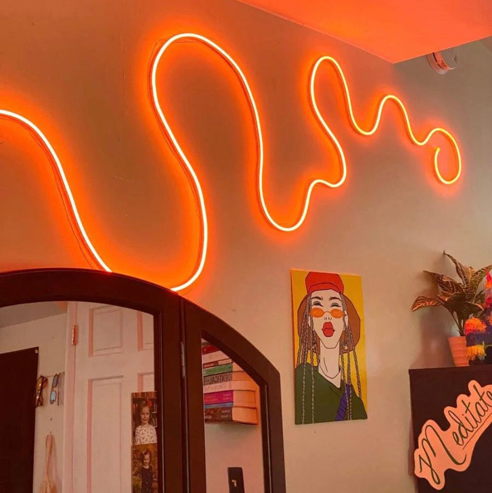 Sterowana za pomocą aplikacji taśma LED neonowa do kreatywnego oświetlenia