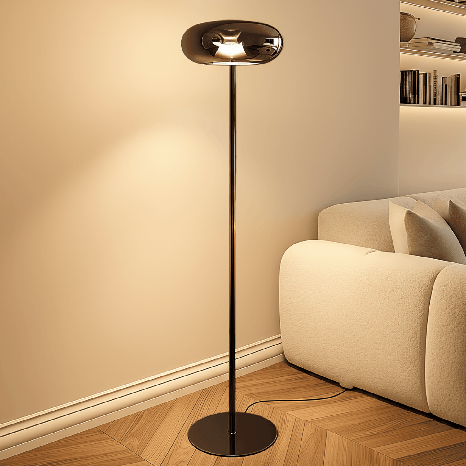 Moderne Vloerlamp met Afstandsbediening  