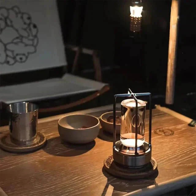 Dekoracyjna kryształowa dotykowa lampa nocna