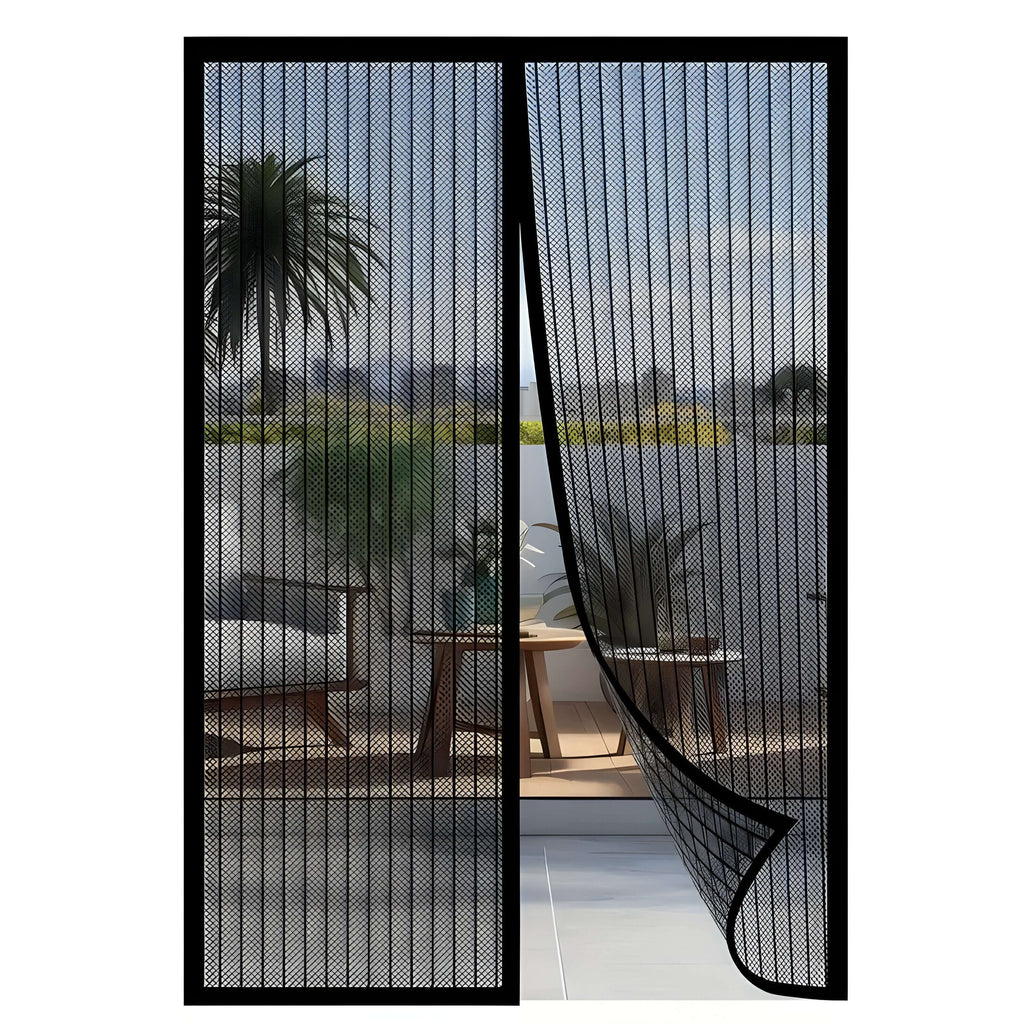 Magnetic Screen Door with Self-Closing Mesh and Reinforced Border for Hands-Free Entry - Image 4