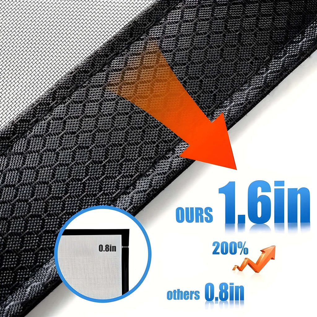 Magnetic Screen Door with Self-Closing Mesh and Reinforced Border for Hands-Free Entry - Image 7
