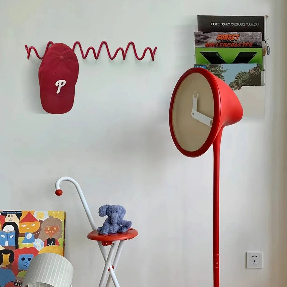 Współczesny Wieszak Ścienny Fala Oceanu