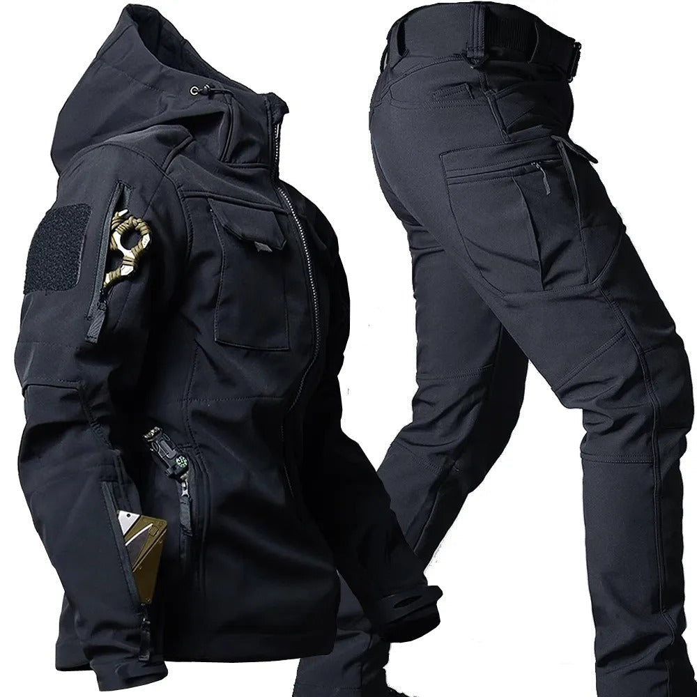 Set outdoor da uomo antivento impermeabile set funzionale