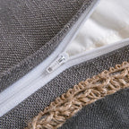 Modna rustykalna dekoracyjna poszewka na poduszkę