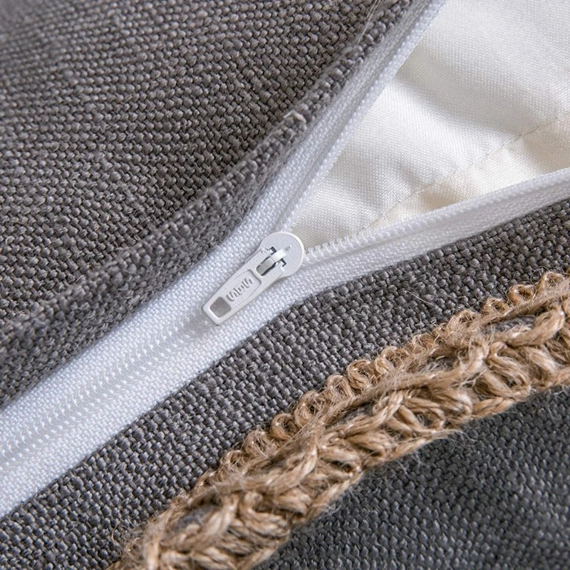 Modna rustykalna dekoracyjna poszewka na poduszkę