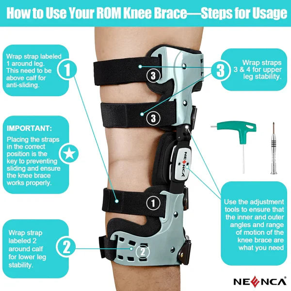 Durable Advanced Knee Stabilizing Brace – Pain Relief for Bone-on-Bone Arthritis