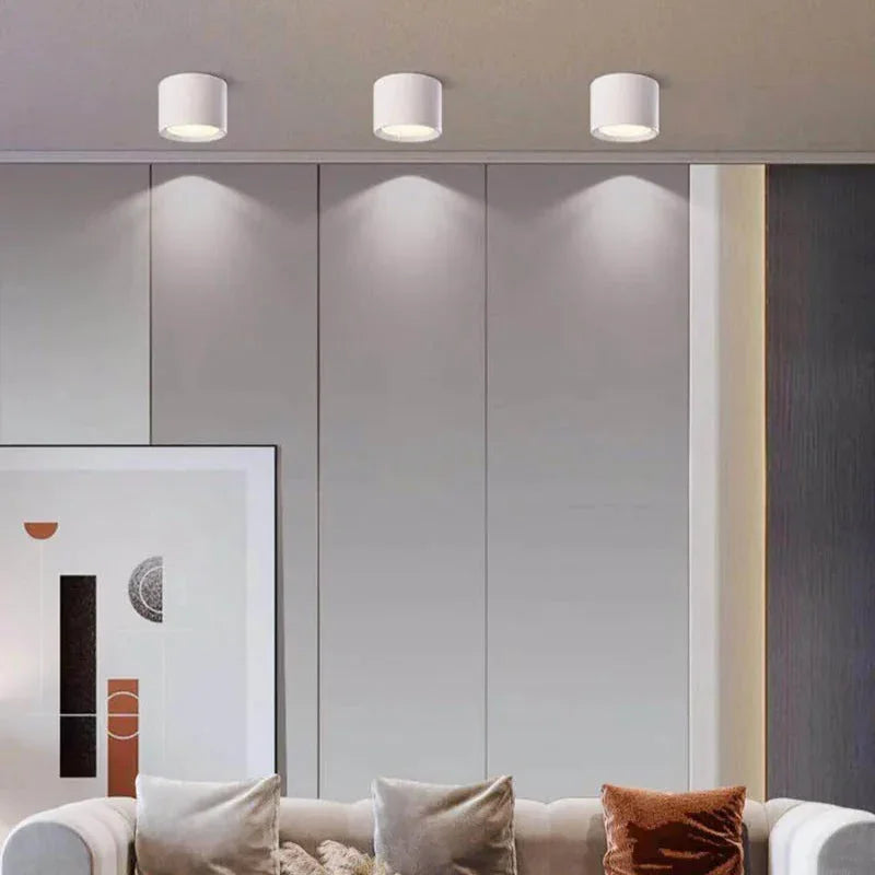 Verstellbare LED-Deckenstrahler, moderner Aufbauspot